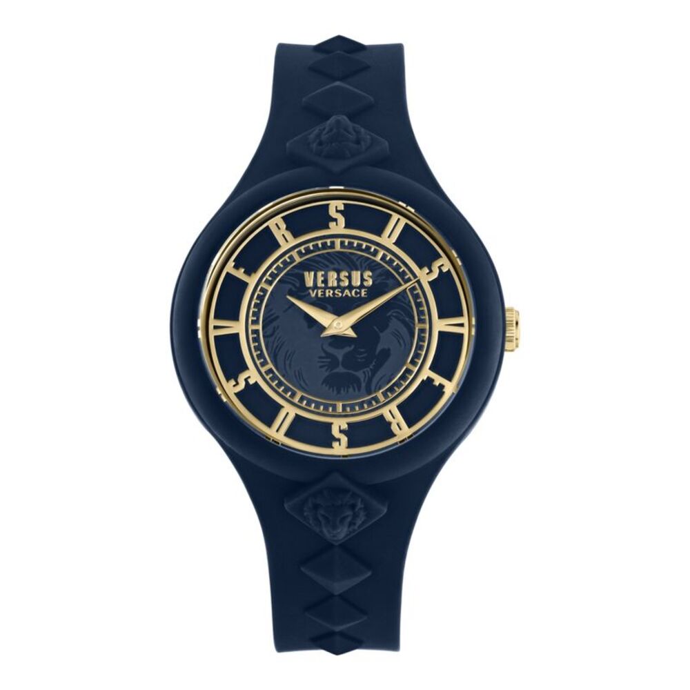 Versus Versace Fire Island Studs Strap Watch Blue Womens